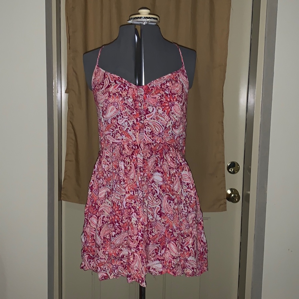 Billabong Pink Paisley Sundress